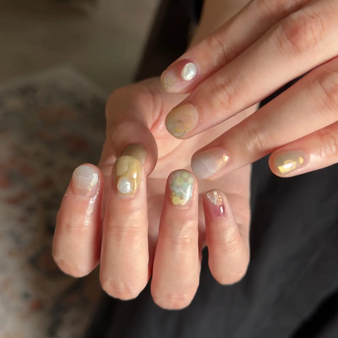 ネイル アートネイル ニュアンスネイル Suu- hina【薬院】のネイルデザイン