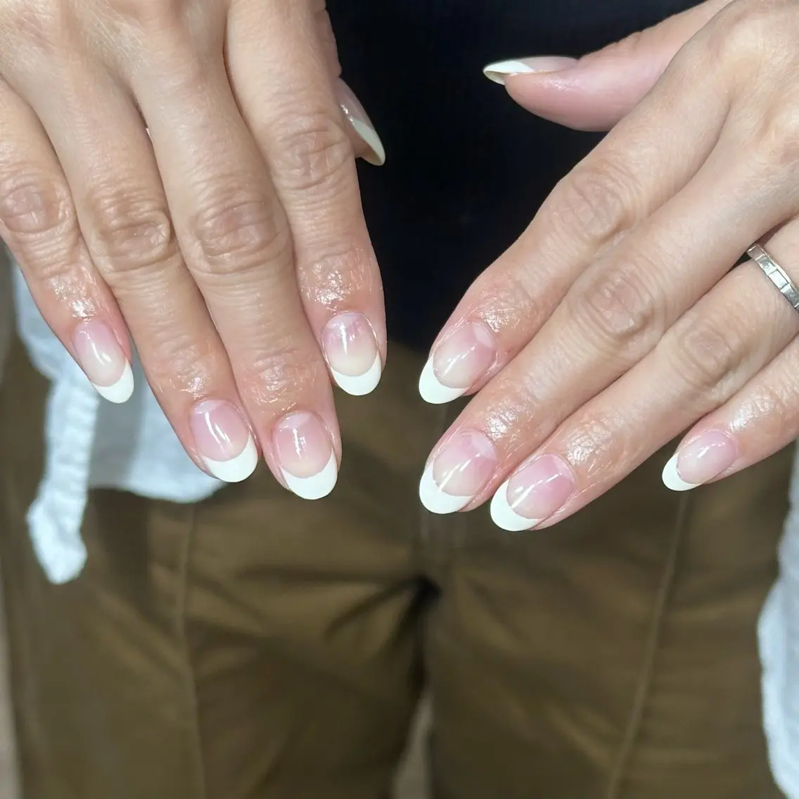 HAND🩷フレンチネイル(オフあり)🩷の写真