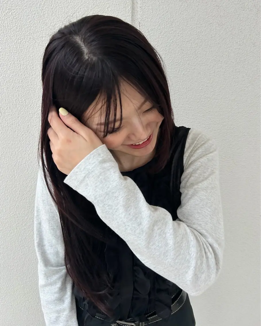 ロング カラー ヘアカラー トリートメント 田中 遥陽のヘアスタイル
