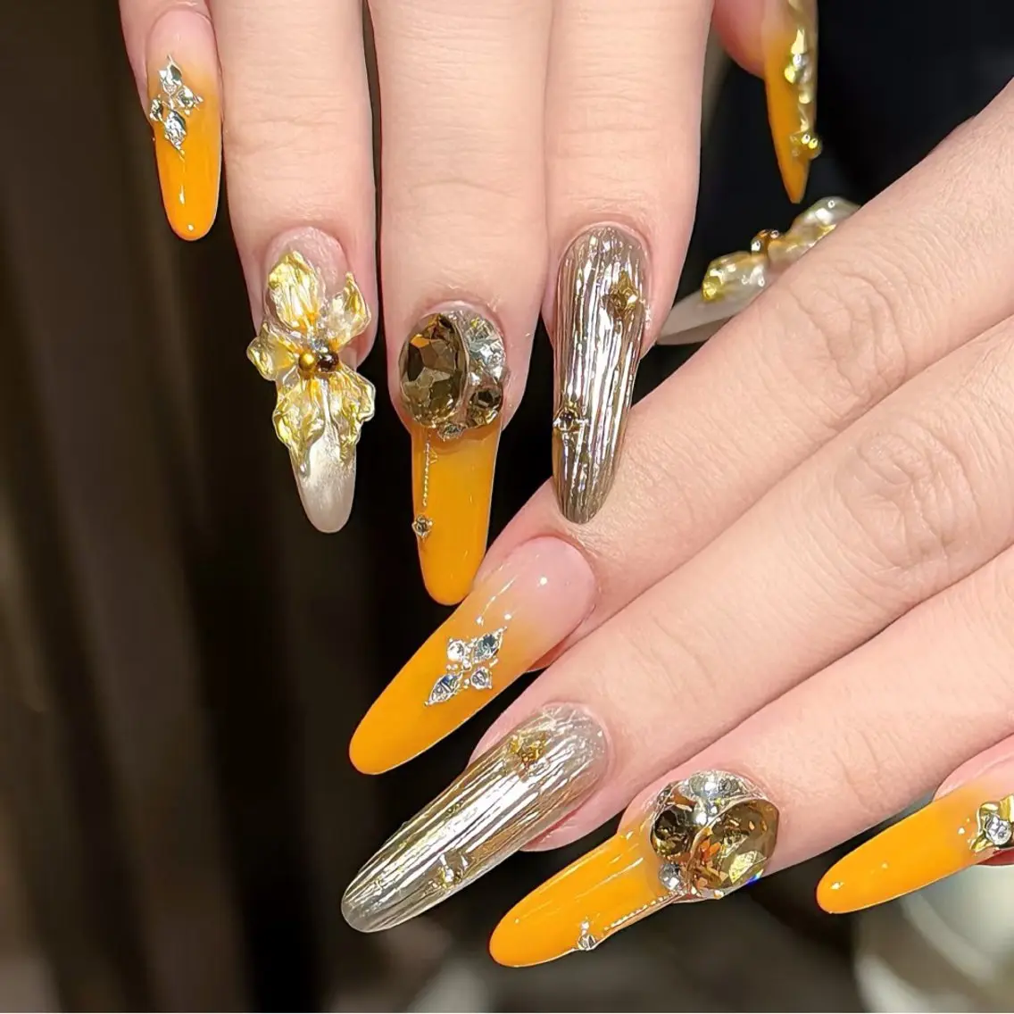 ネイル アートネイル チークネイル 長さ出し フレンチネイル ジェルネイル YK Beauty Salonのマツエク・マツパデザイン