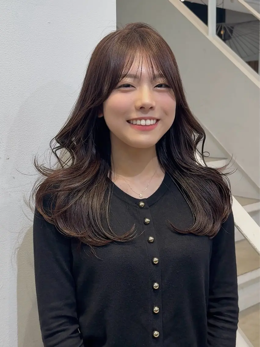 【冬映えNo.1💖】巻きやすい韓国風🇰🇷レイヤーカット+透明感カラーの写真