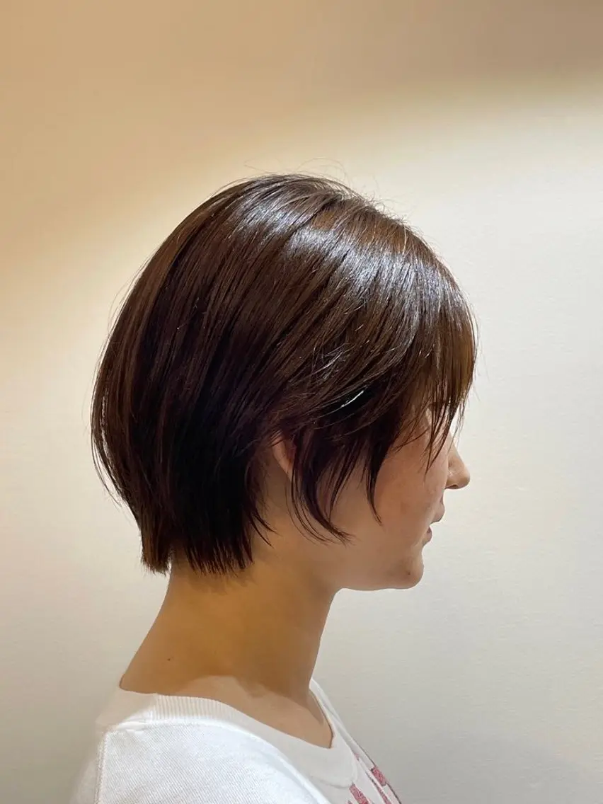 ショート なつき🌱ボブ 🤎レイヤーボブのヘアスタイル