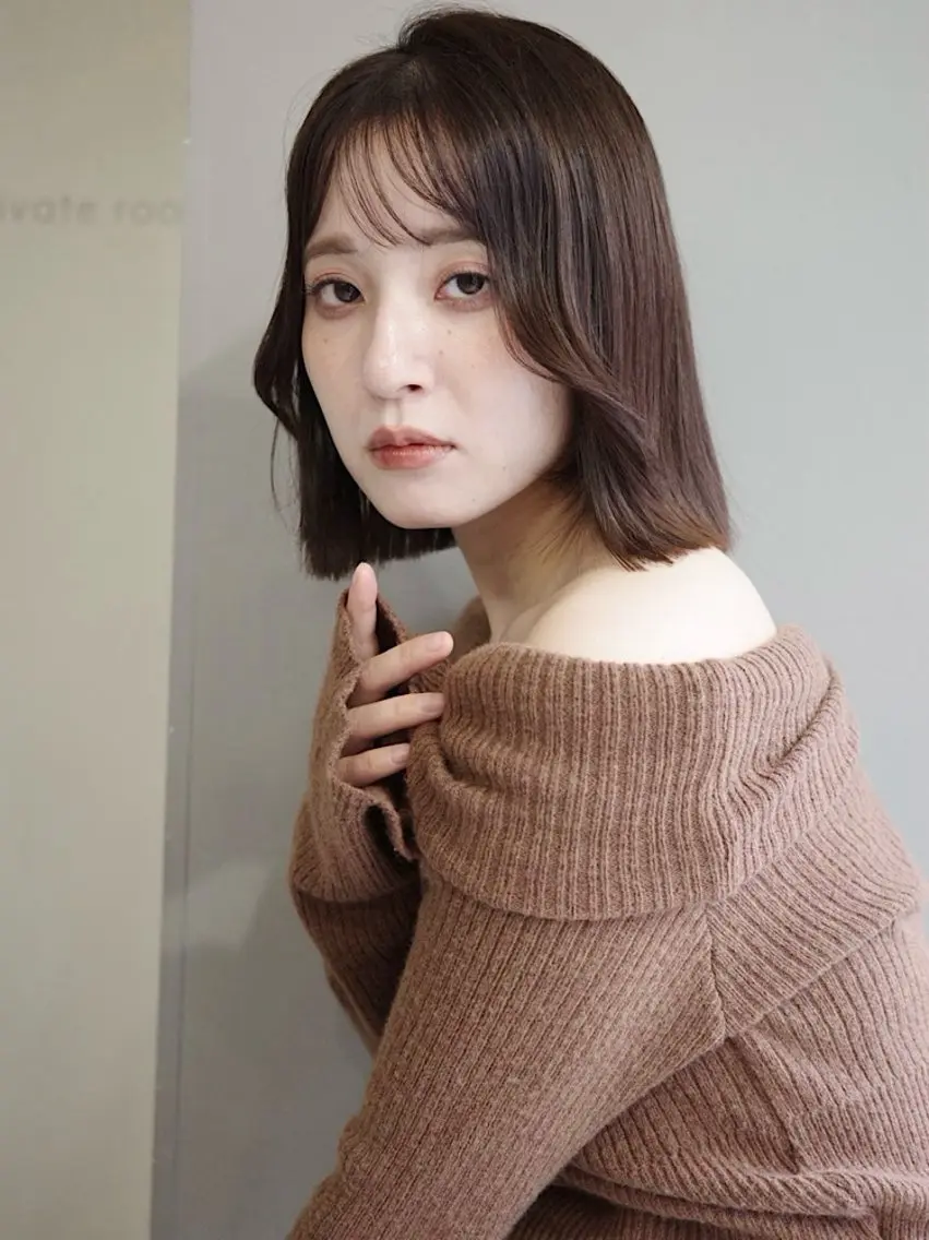 ショート カラー カット ヘアカラー トリートメント 心斎橋韓国ボブ 好原良真のヘアスタイル