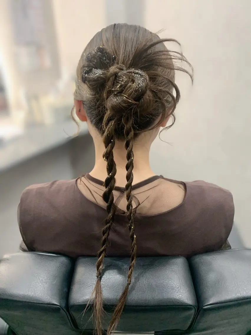 ヘアアレンジ ヘアセット 中川 沙里のヘアスタイル