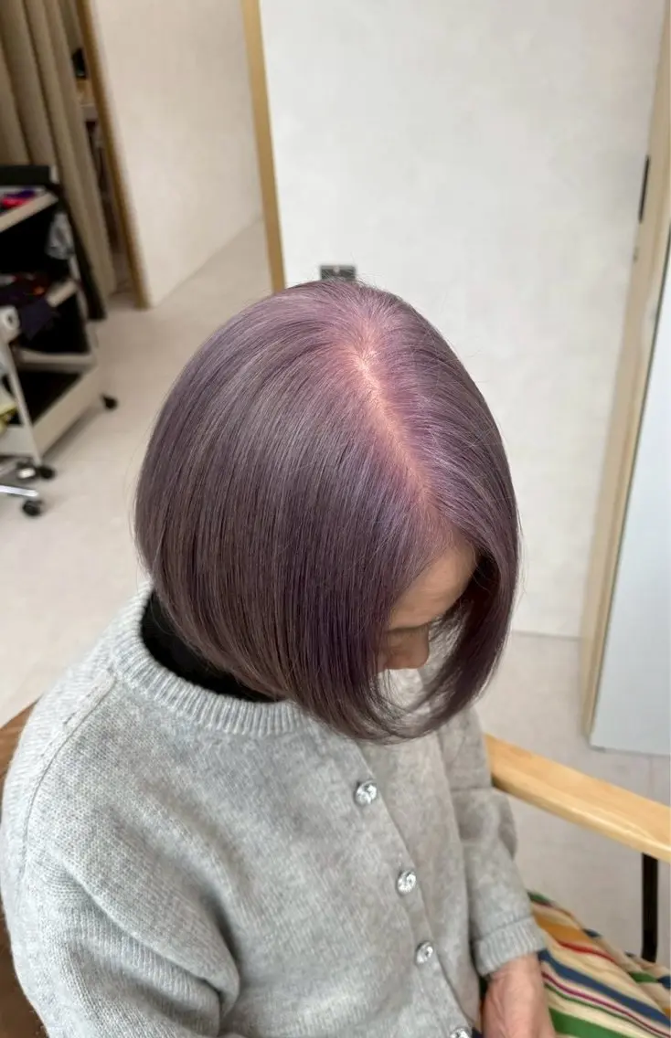 ショート カラー 透明感カラー ハイライトカラー ハイライト 髪質改善 ショートヘア カット ヘアカラー SLASHスラッシュ 兵頭　裕のヘアスタイル