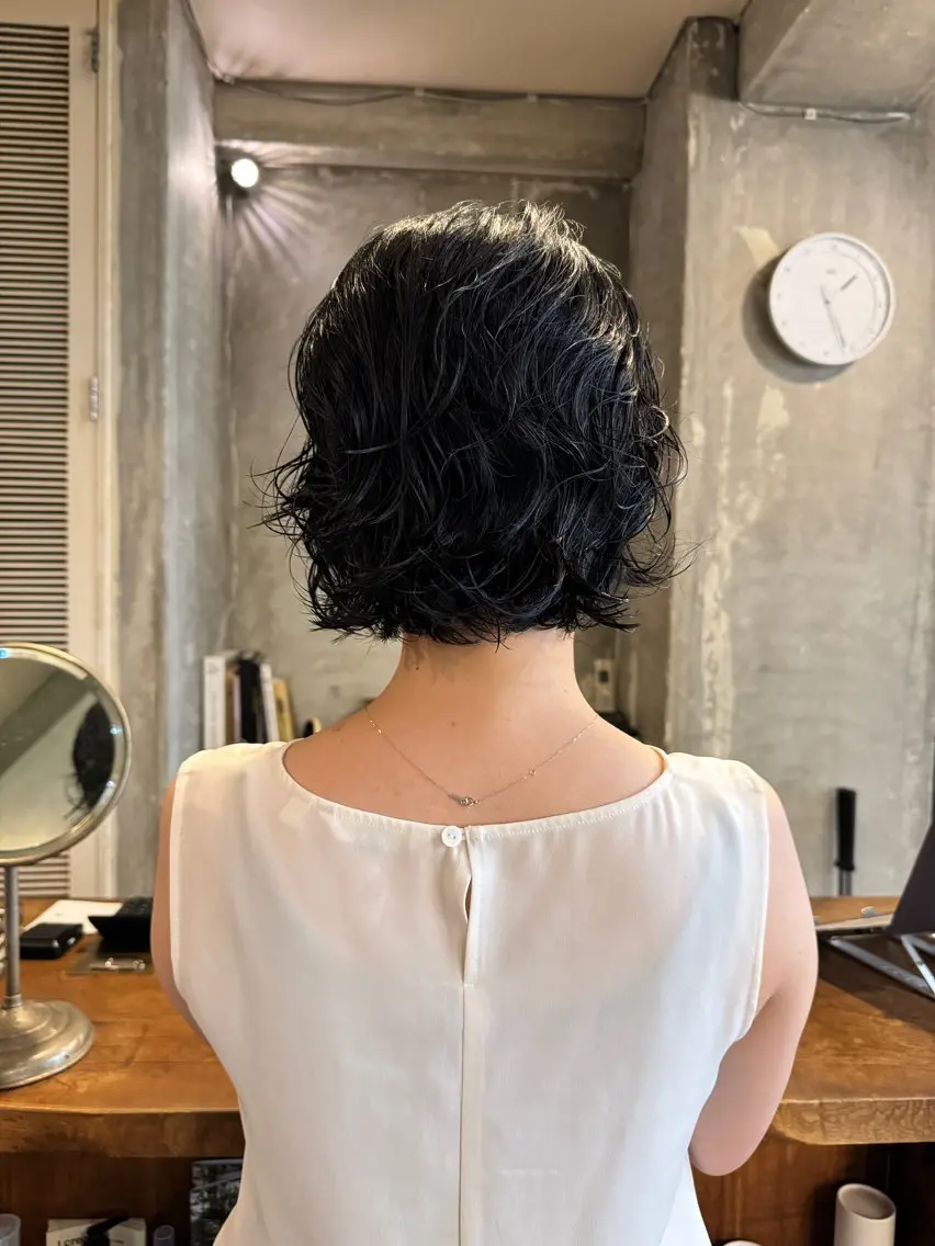 【ミニモ限定】練習モデル40%OFFカット+パーマ ¥13,750→¥8,250の写真