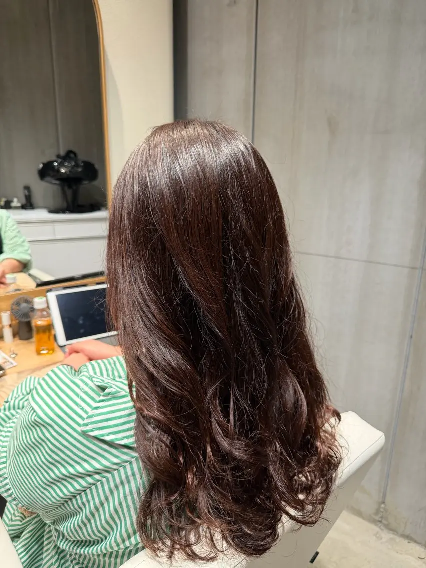 パーマ 加賀美 幸乃のヘアスタイル