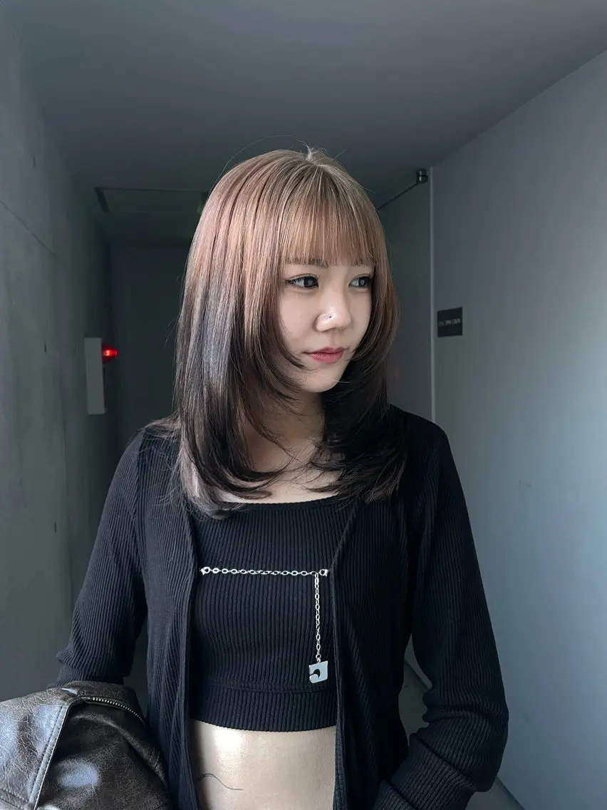 カラー カット ヘアカラー トリートメント 佐伯 和佳のヘアスタイル