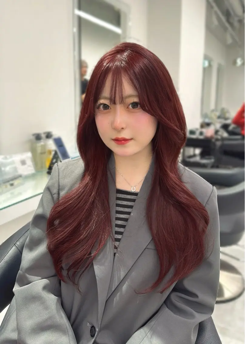 ロング カラー ヘアカラー トリートメント 🩰フレンチガーリー ヘア🩰🍨AYAのヘアスタイル
