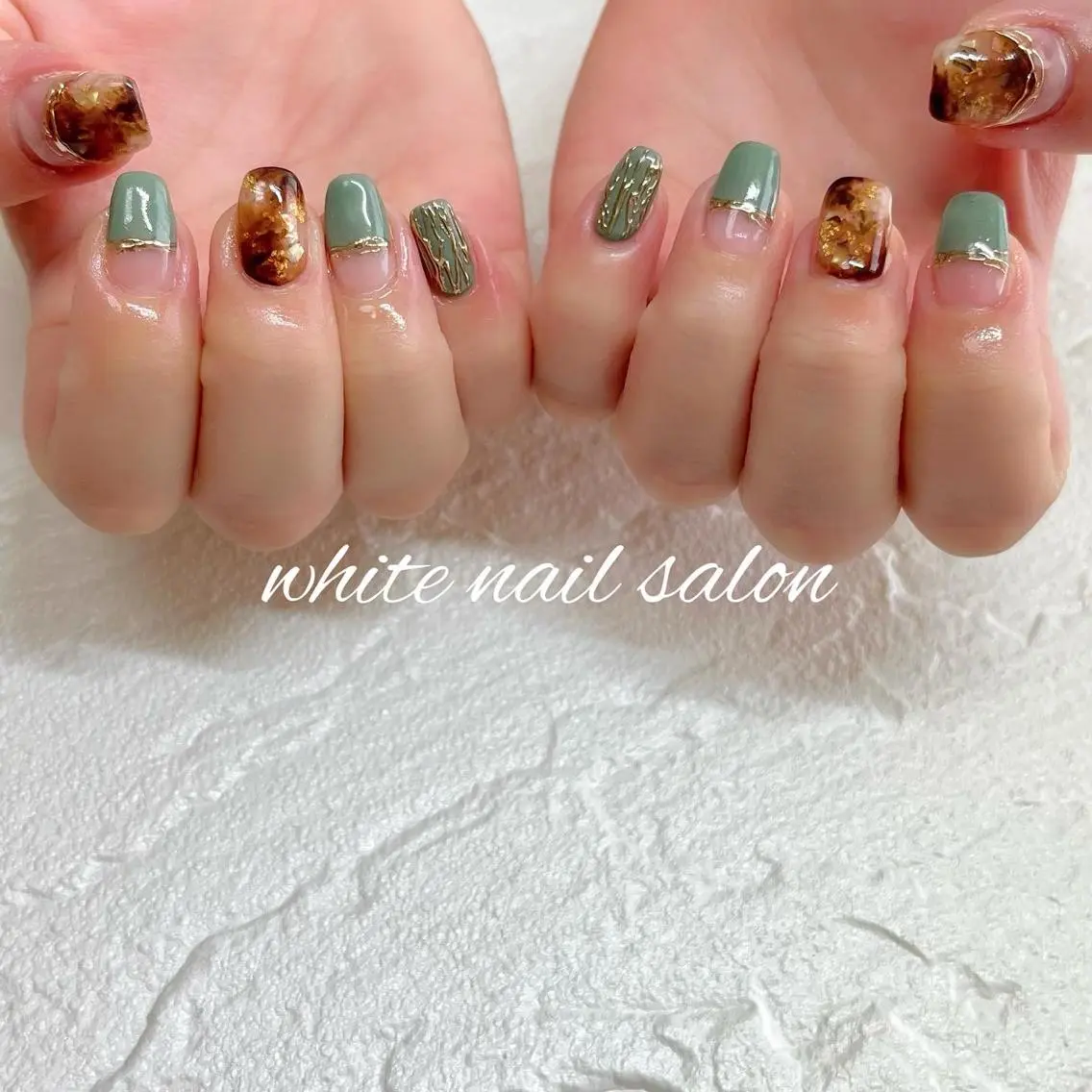 ネイル フットネイル ジェルネイル ハードジェル ラメ(グリッター) 持ち込み ハンドネイル white nail salonのネイルデザイン