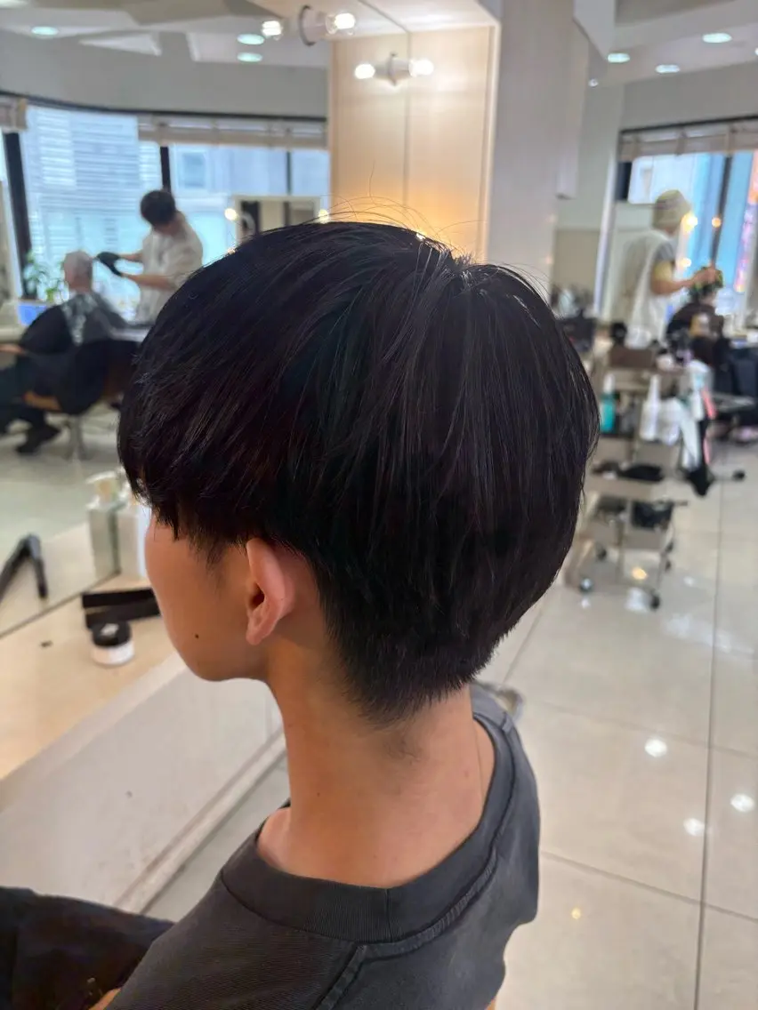 ショート カラー メンズ ヘアカラー 透明感カラー🫧/ ハイトーン/いよりのヘアスタイル