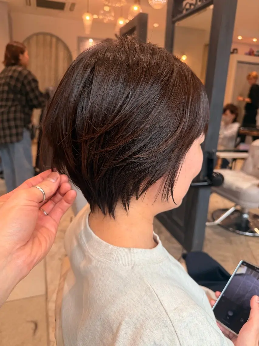 ショート ショート/ボブ アンドウ☺︎のヘアスタイル