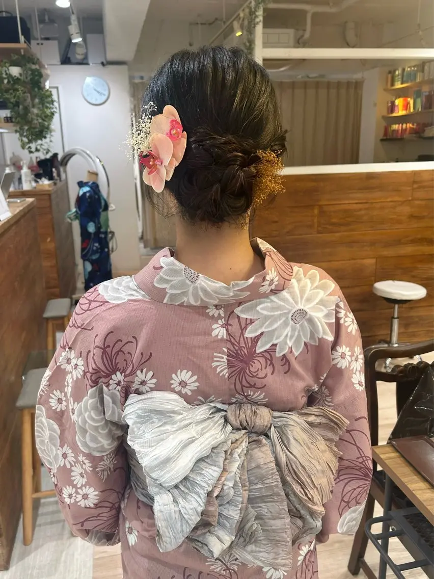 ロング ヘアアレンジ ヘアセット マツエク/パーマ /カラー🎀ヒカルのマツエク・マツパデザイン