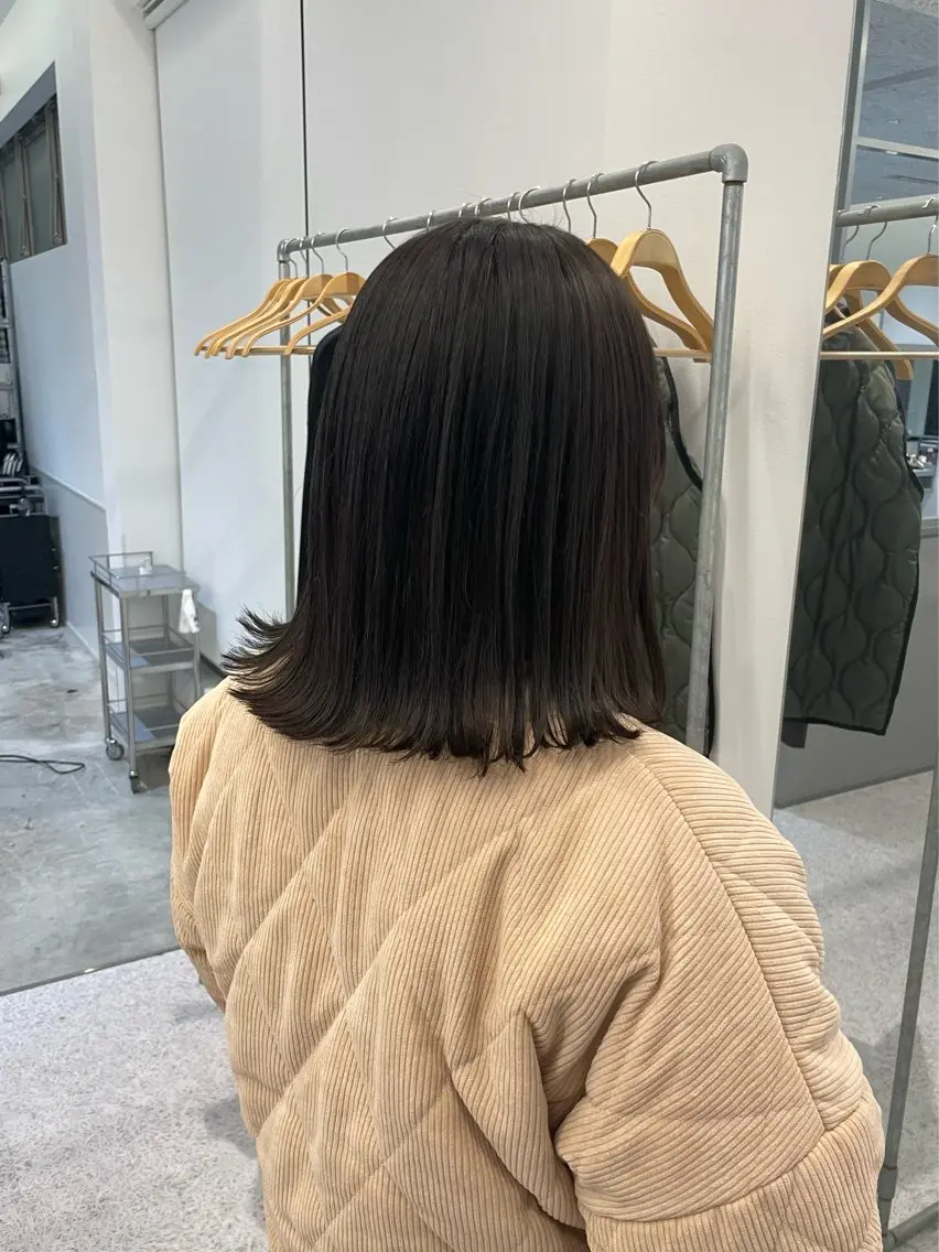 ミディアム ボブ 松井 せりのヘアスタイル