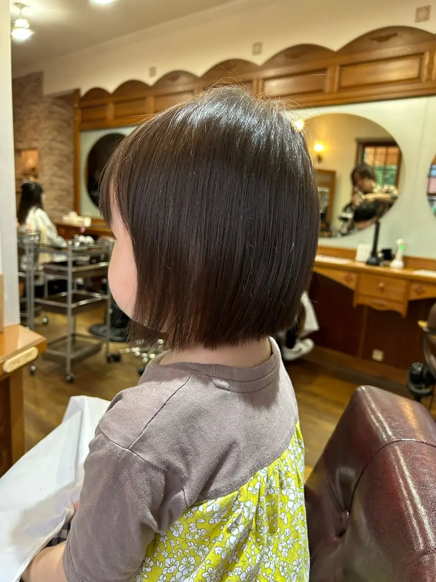 ミディアム ボブ 北川 飛瑶のヘアスタイル