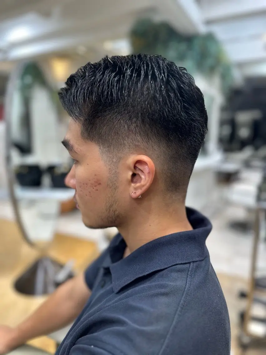 ショート メンズ 刈り上げ 江原 貴登のヘアスタイル