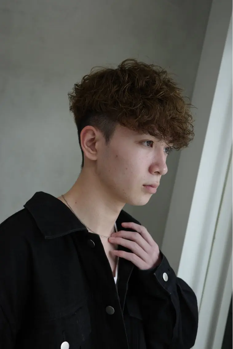 パーマ メンズ fifth 菅崎愛斗のヘアスタイル