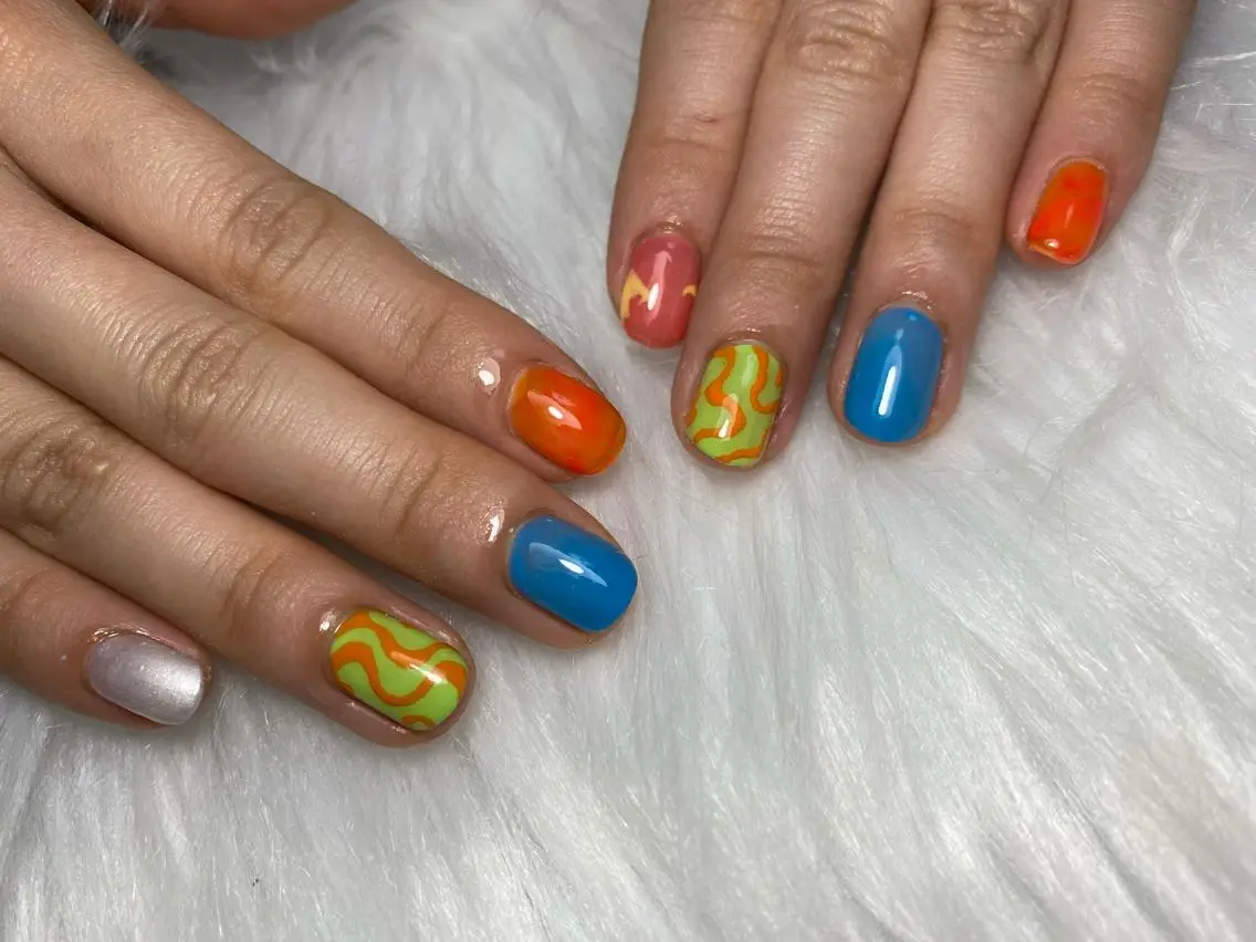 ネイル ハンドネイル Mana‪ ‪·͜· ❤︎‬のネイルデザイン