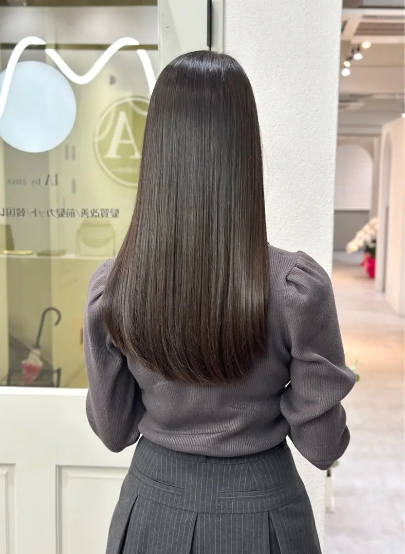 ロング 縮毛矯正 トリートメント カット 縮毛矯正 ⭐️IAbyzina 渋谷 相原⭐️のヘアスタイル