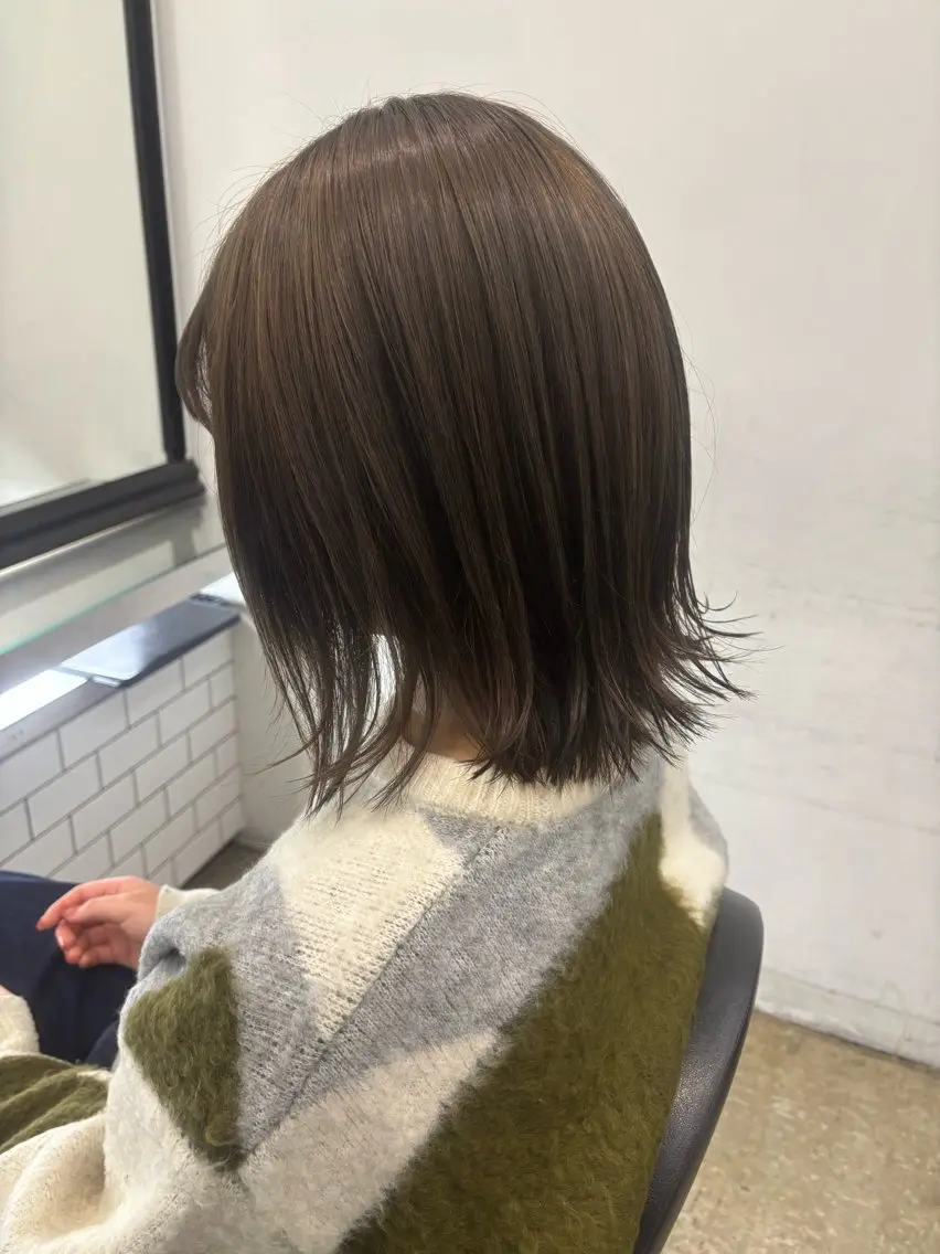 ショート カラー ベージュカラー ブリーチ ブラウンカラー 透明感カラー ダブルカラー 店長/YUTO ベージュの透明感得意のヘアスタイル