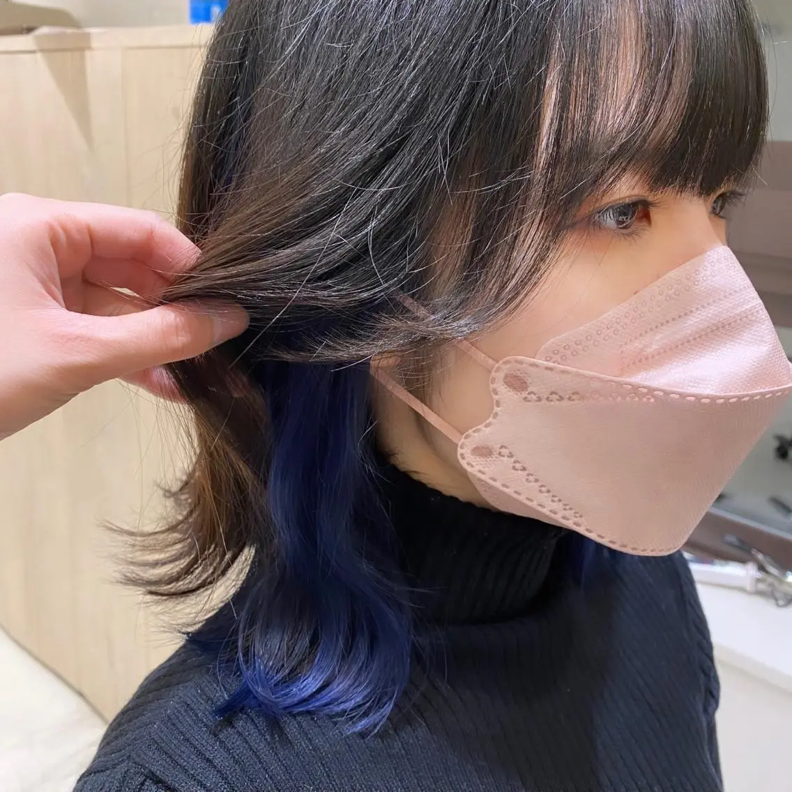 ミディアム ヘアカラー equal銀座 黒田💚のヘアスタイル
