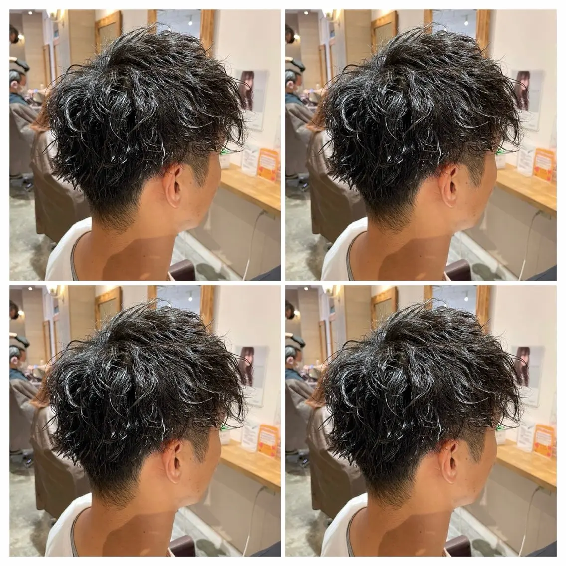 パーマ メンズ カット パーマ トリートメント ヘアセット 💈メンズパーマ特化 店長望月謙二郎💈のヘアスタイル