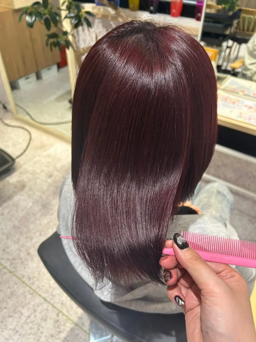 カラー ヘアカラー ♡ハイトーン★ ネイル/しの♡のヘアスタイル