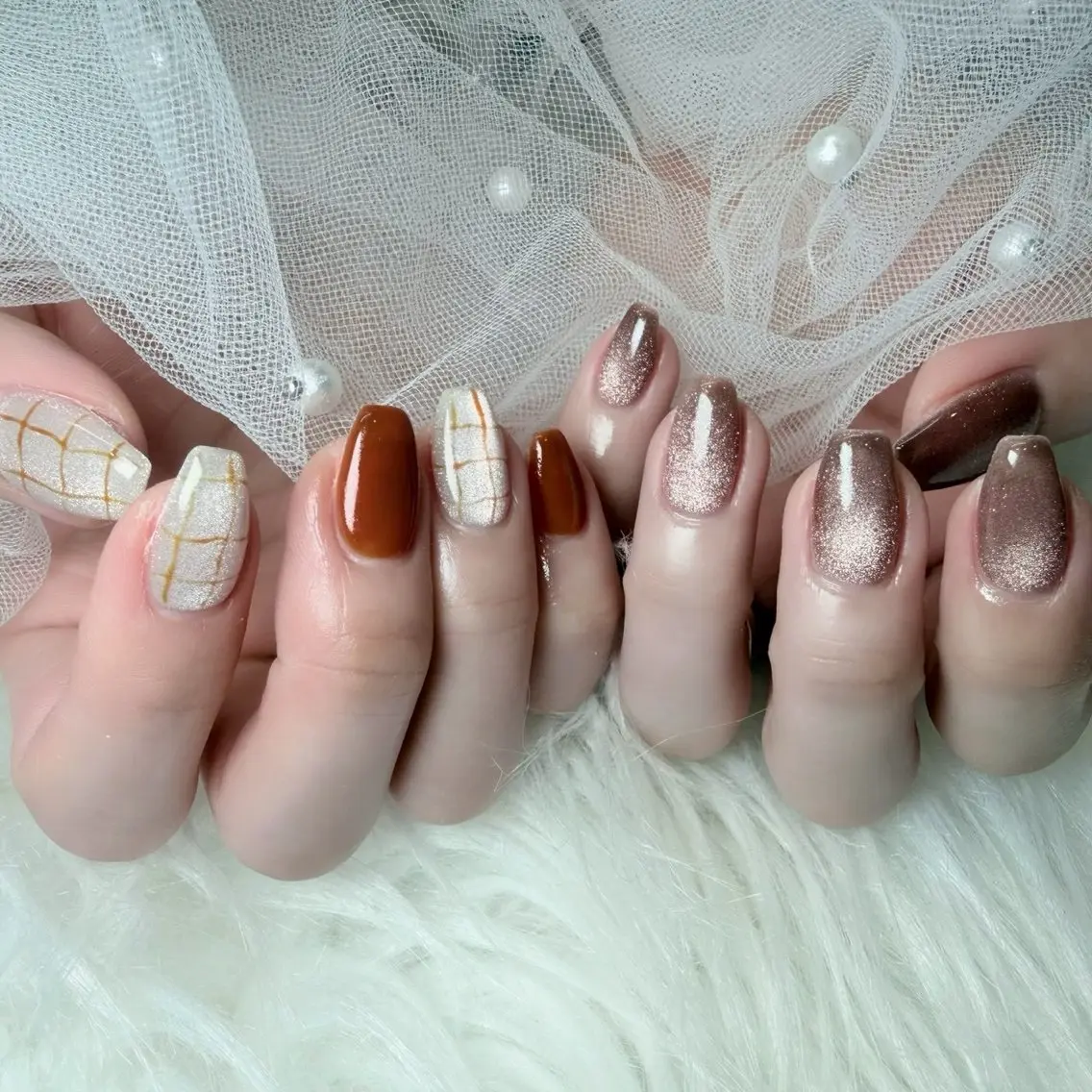 ネイル ジェルネイル 持ち込み ニュアンスネイル パラジェル シンプルネイル Y&L Nailのネイルデザイン