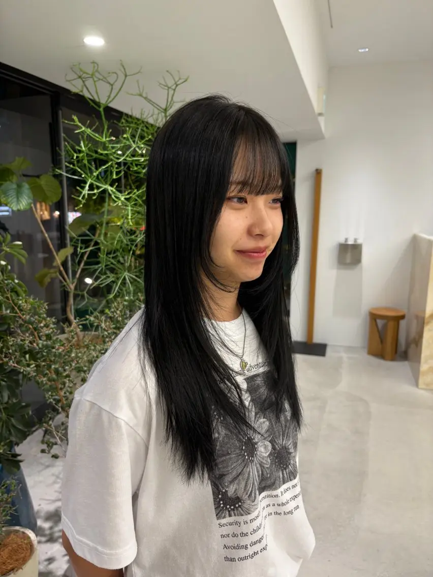 カラー ヘアカラー トリートメント 堀 愛希子のヘアスタイル