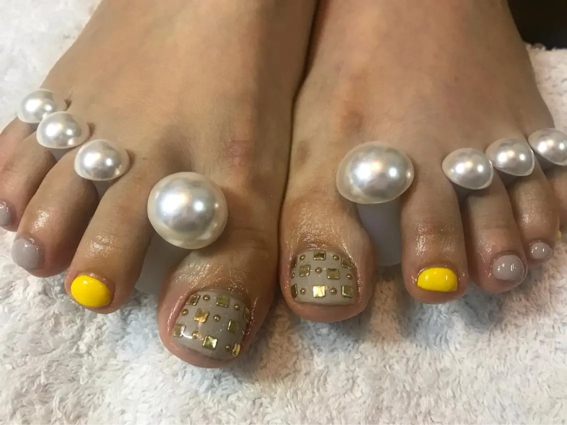 ネイル フットネイル ハンドネイル GéRanium Harukaのネイルデザイン