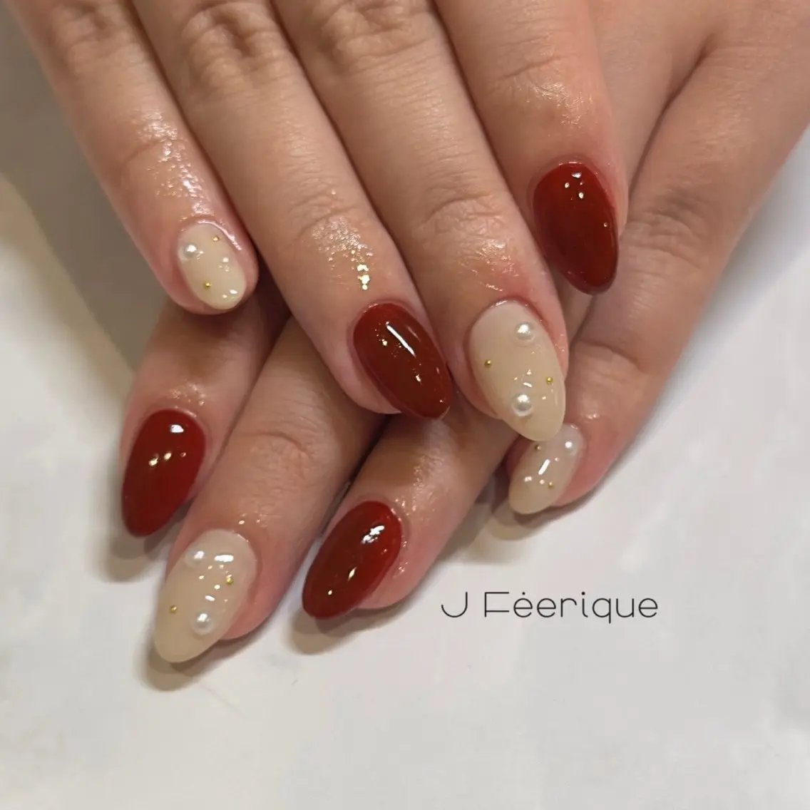 ネイル シンプルネイル J Feerique ネイル/南森町のネイルデザイン