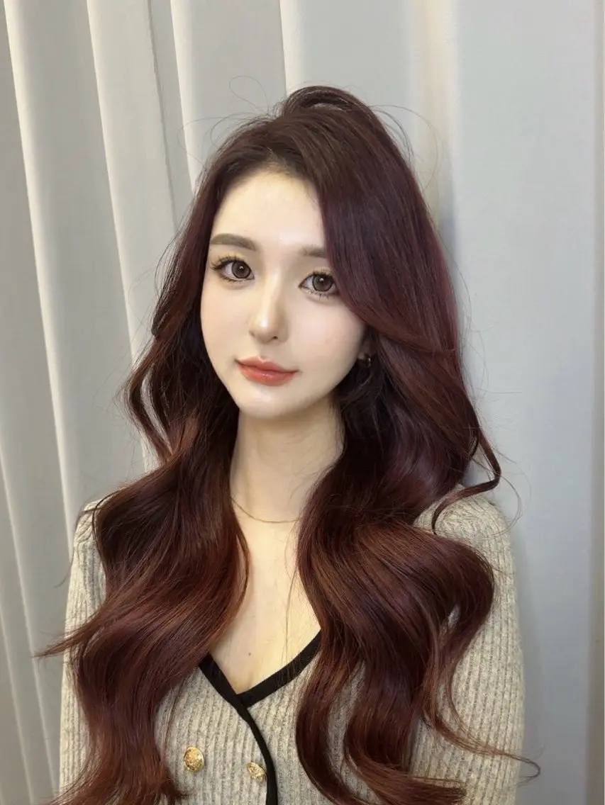 ロング カラー カラーモデル あやか🎀💕のヘアスタイル