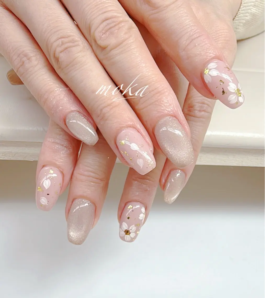 ネイル ハンドネイル ハンドケア 胡蝶蘭レディースサロ ンNailMOKAのネイルデザイン