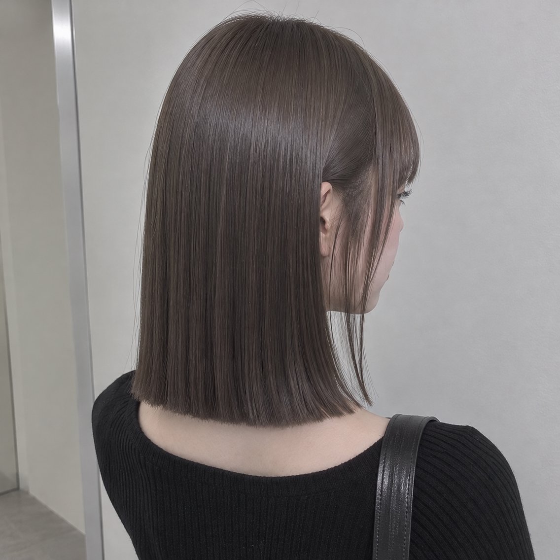 ミディアム カラー カット ヘアカラー トリートメント はるか/ブリーチ/ デザインカラーのヘアスタイル