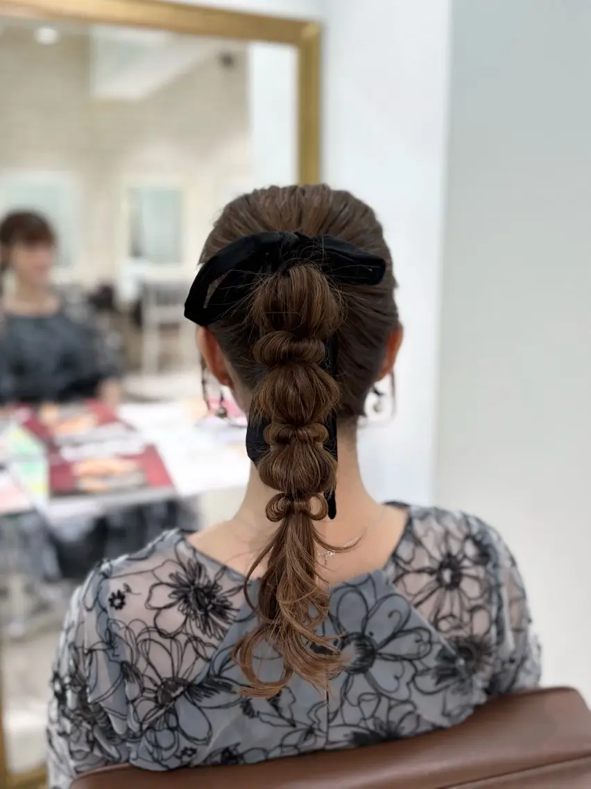 ロング ヘアセット 艶モテカラー miku🏳️‍⚧️のヘアスタイル