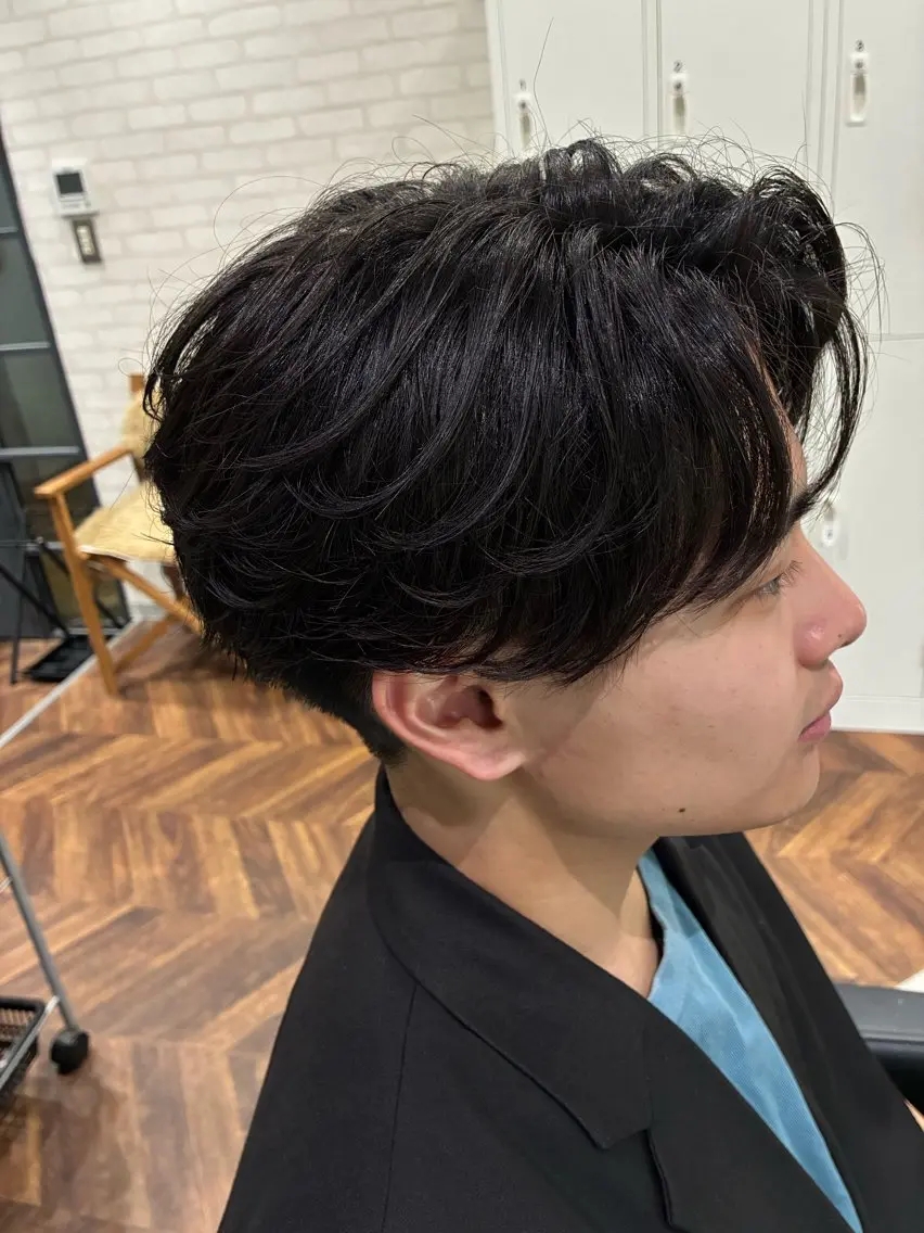 ✂️メンズ限定✂️似合わせカット+パーマ【ニュアンス/フェザー/シャドウ】の写真