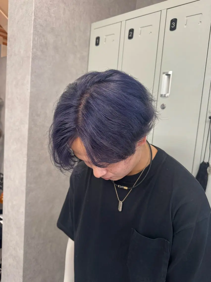 セミロング ヘアカラー kurune chikaのヘアスタイル