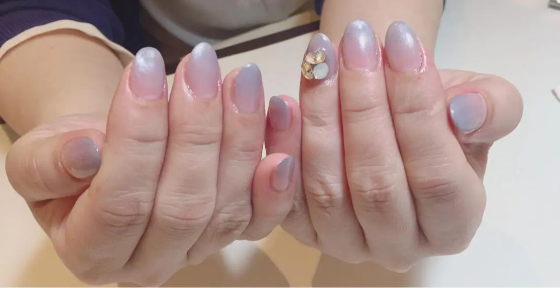 ネイル ブルー 西日暮里駅徒歩1分/ NAIL106Gのネイルデザイン