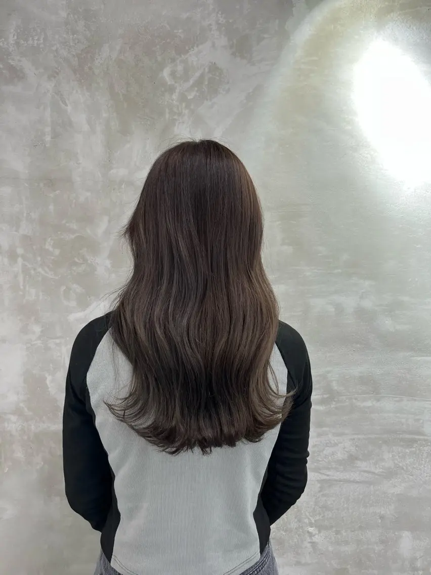 ロング カラー yuuna ✮ door whiteのヘアスタイル