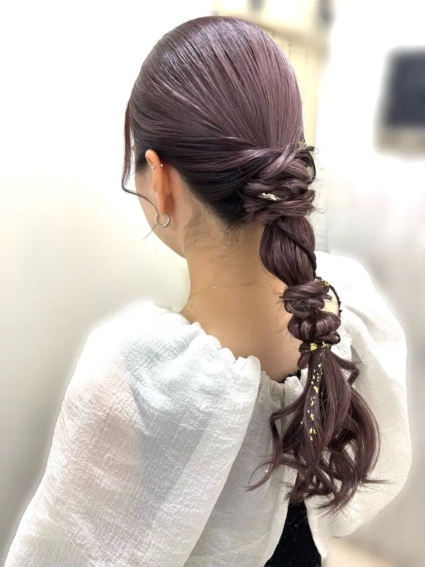 ヘアアレンジ 長岡 有里のヘアスタイル
