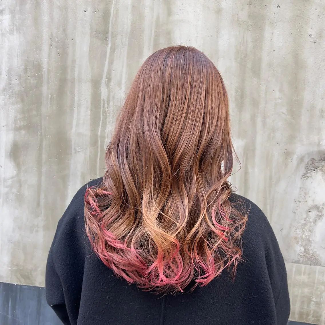 セミロング カラー 🍇おぐら めぐみ🍇のヘアスタイル