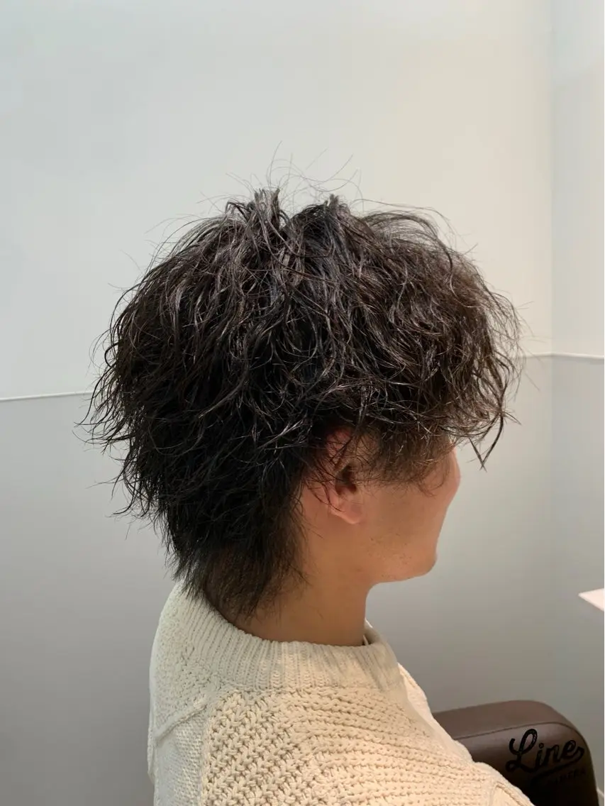 メンズパーマ+カット+2STEPトリートメント7500円(波巻きパーマ不可、ツイスト+1000円)の写真