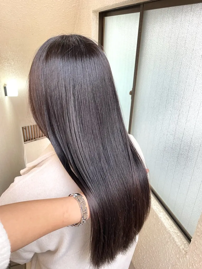 【酸性ストレート】《5名様限定価格》(ブリーチ毛🉑)の写真