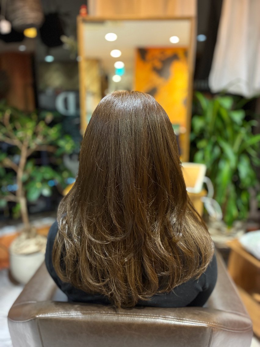セミロング レイヤーカット Oishi Hikariのヘアスタイル