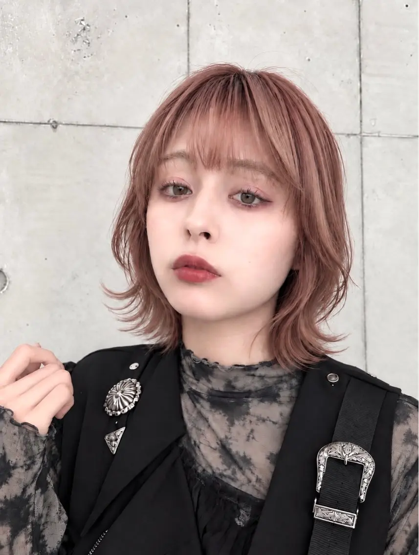 ミディアム 笠原 健人のヘアスタイル