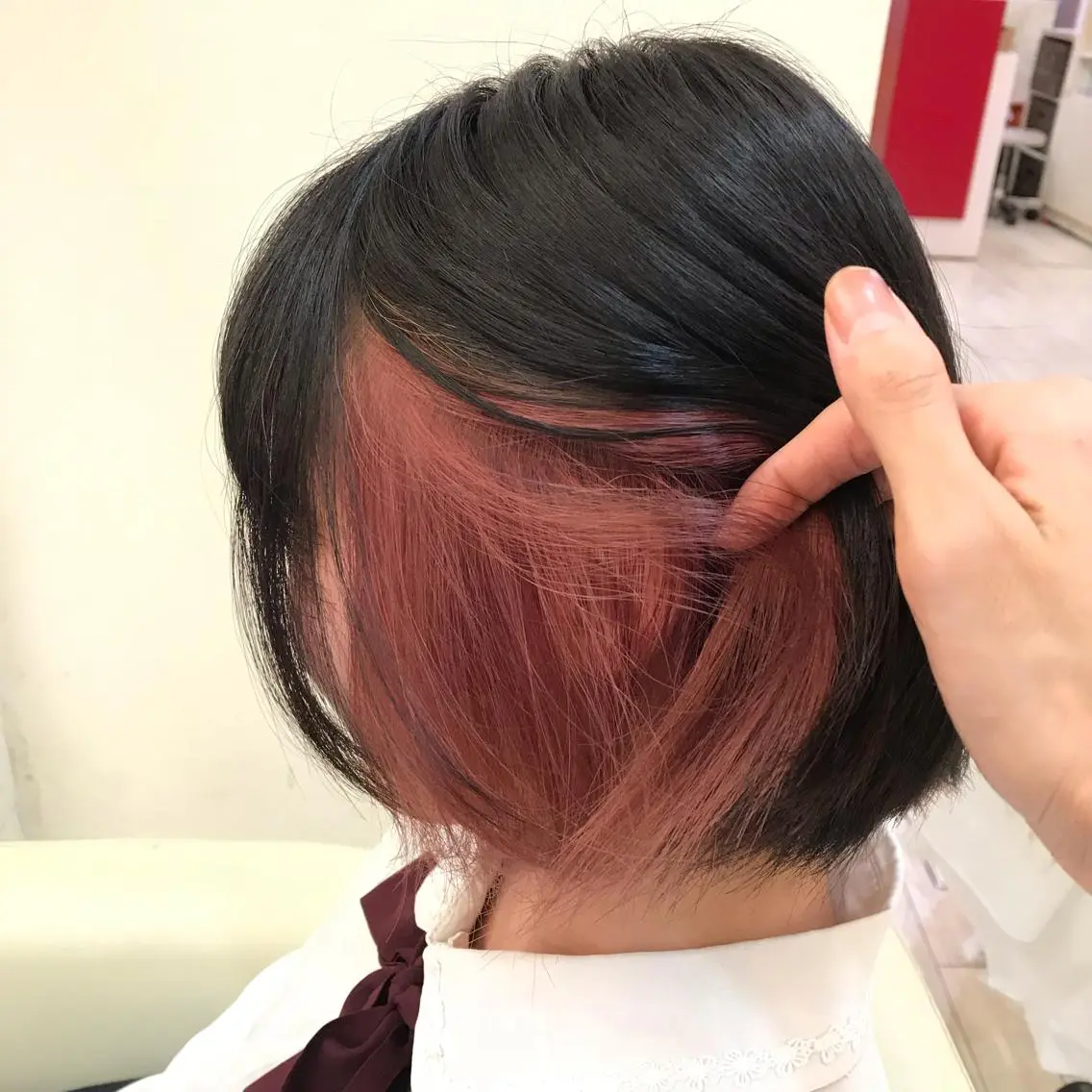 ミディアム カラー 櫻井 なんなのヘアスタイル