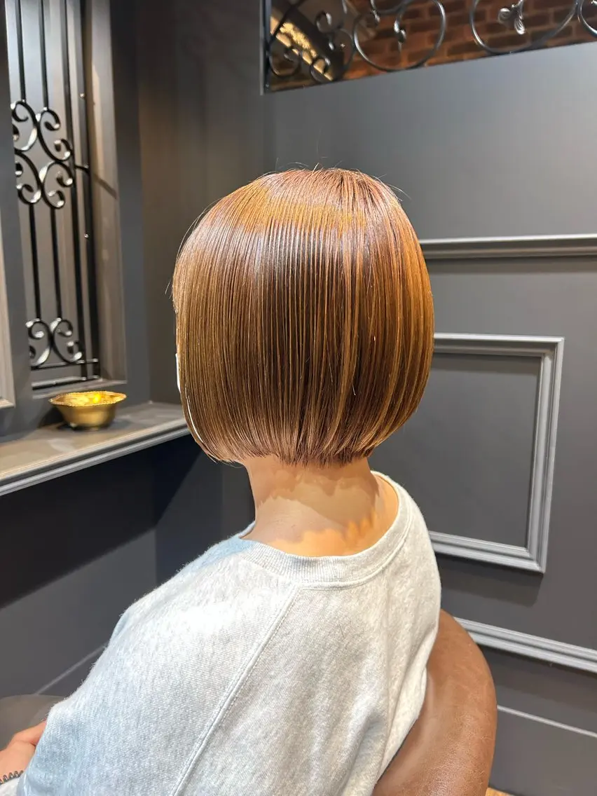 ショート ヘアアレンジ カット トリートメント 李奈🌼レイヤー/ 透明感カラーブリーチのヘアスタイル