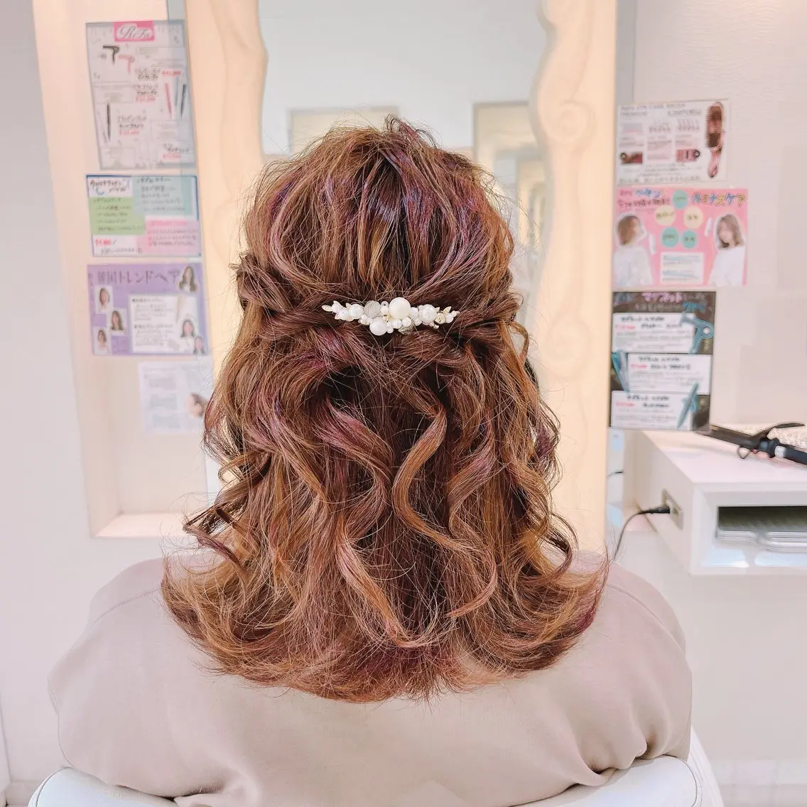 ミディアム ヘアセット 東出 レイ🕊のヘアスタイル