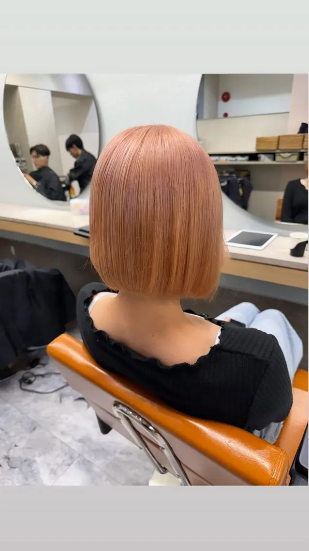 カラー Peyp博多 SORAモデル募集のヘアスタイル