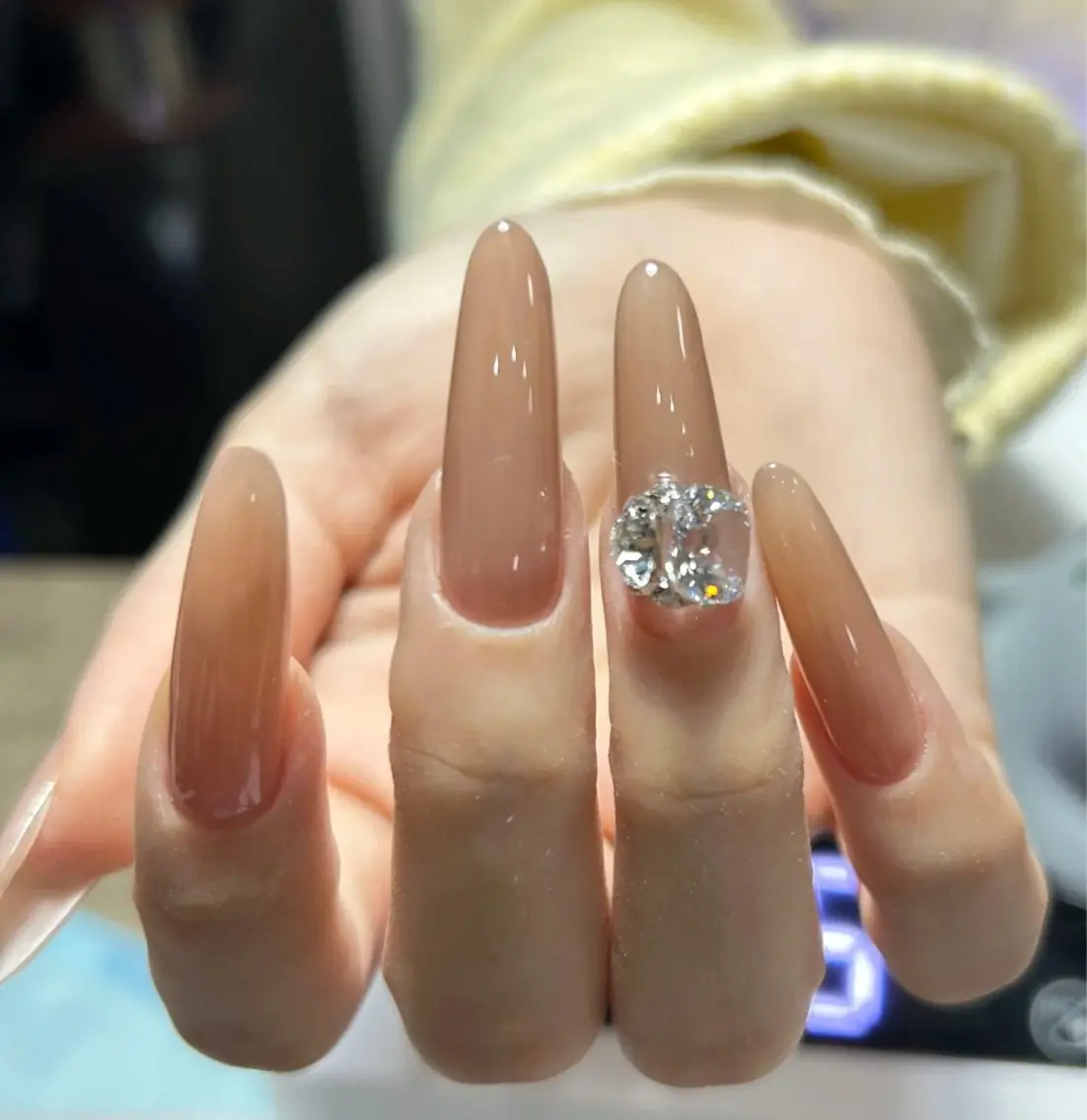 ネイル フレンチネイル グラデーション キラキラネイル 韓国ネイル マグネットネイル ハンドネイル 🎀🎀YooLi Nail Salonのネイルデザイン